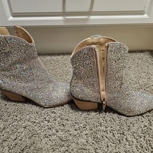 Betsy Johnston Rhinestone Cowboy Boots